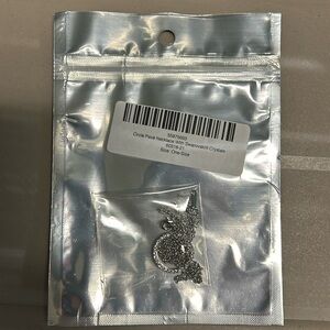 Callura Circle Pave Necklace with Swarovski crystals   NEW IN PACKAGE